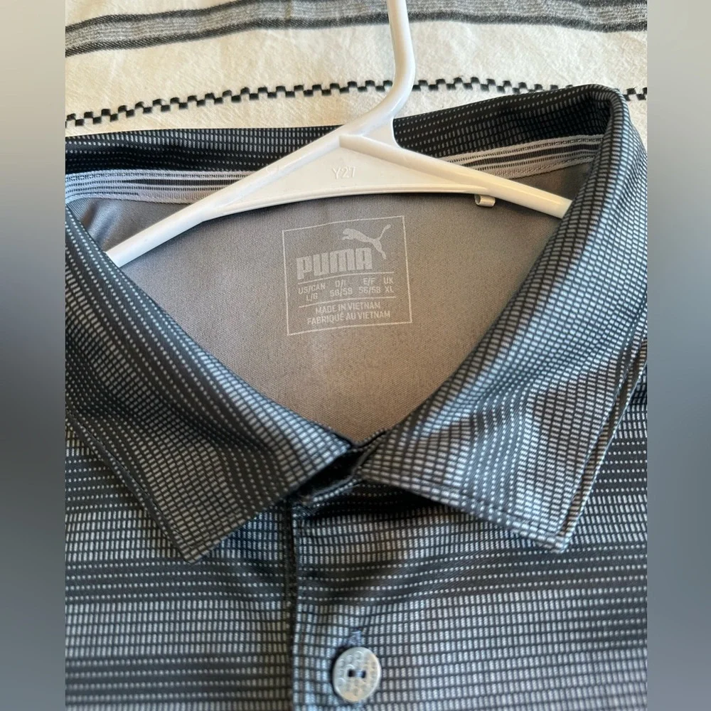 Puma Men’s Golf Polo Size Large - Picture 4 of 9